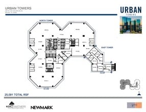 222 W Las Colinas Blvd, Irving, TX à louer Plan d’étage- Image 2 de 2