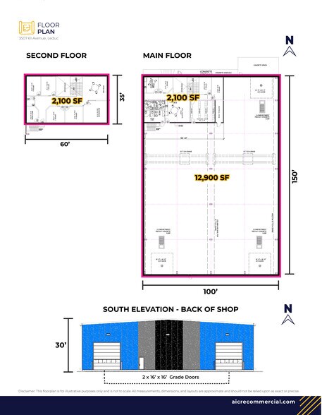 3507 61 Av, Leduc, AB à vendre - Plan d’étage - Image 2 de 3