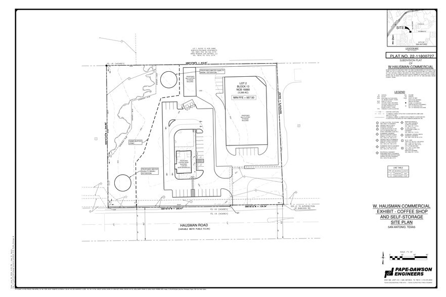 7307 W Hausman Rd, San Antonio, TX for sale - Site Plan - Image 3 of 4