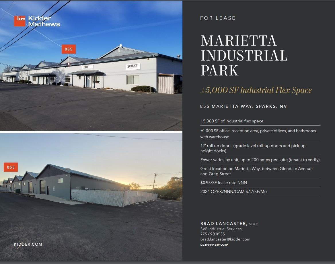 855 Marietta Way, Sparks, NV for lease Building Photo- Image 1 of 5