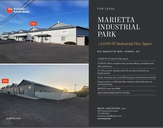 Plus de détails pour 855 Marietta Way, Sparks, NV - Industriel à louer