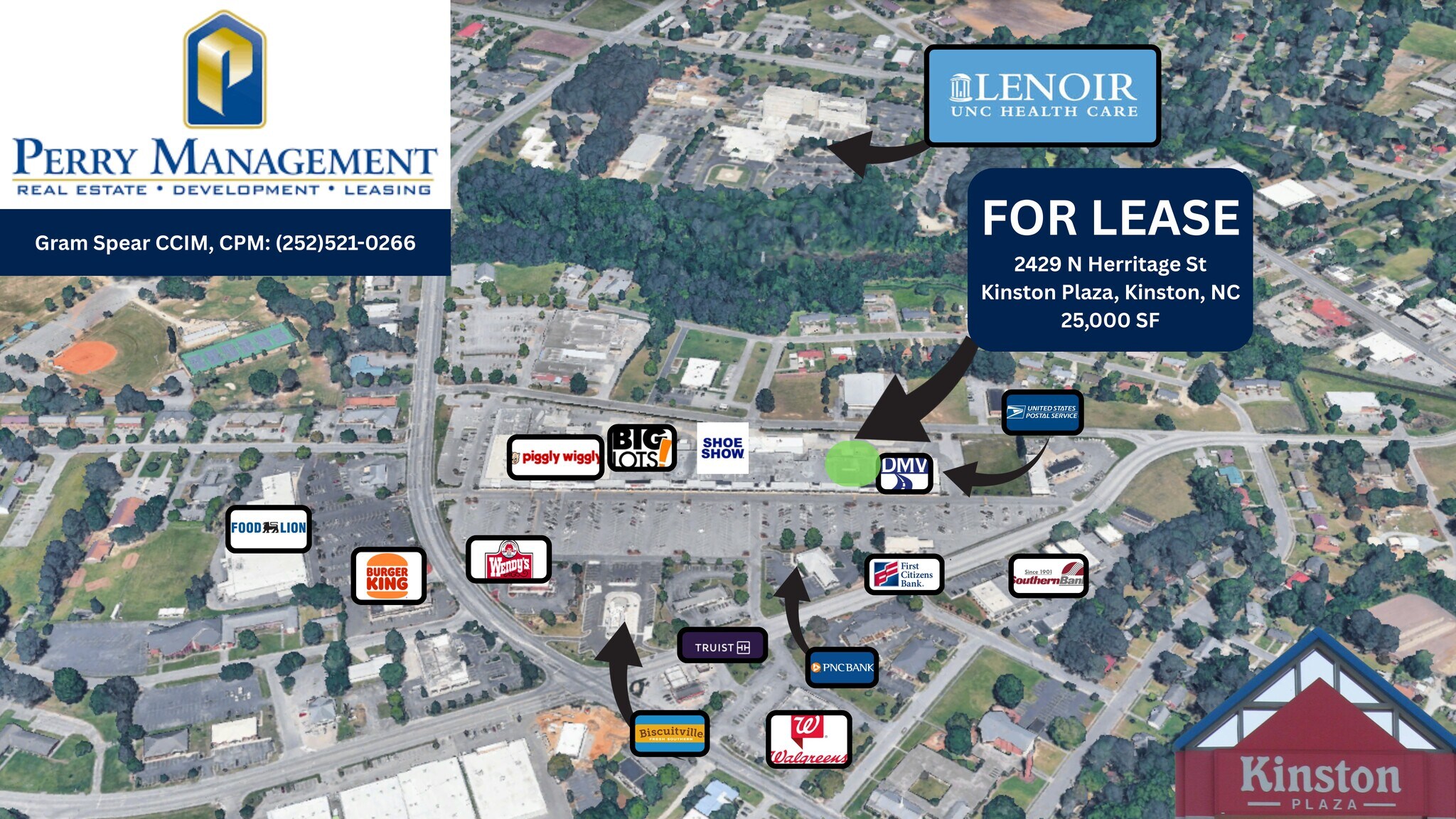 2400-2405 N Heritage St, Kinston, NC for lease Site Plan- Image 1 of 1