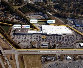 3005-3031 MLK Jr Blvd, New Bern, NC - Aérien Vue de la carte