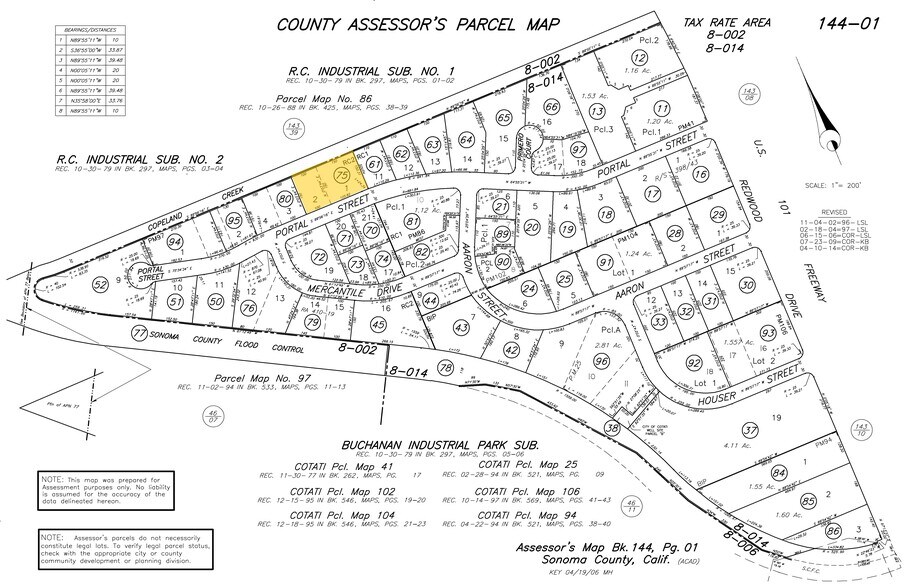 566 Portal St, Cotati, CA for sale - Plat Map - Image 3 of 17