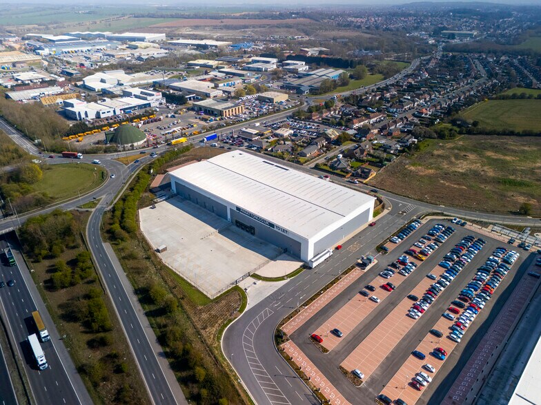 Panattoni Park, Rotherham à louer - Aérien - Image 3 de 9