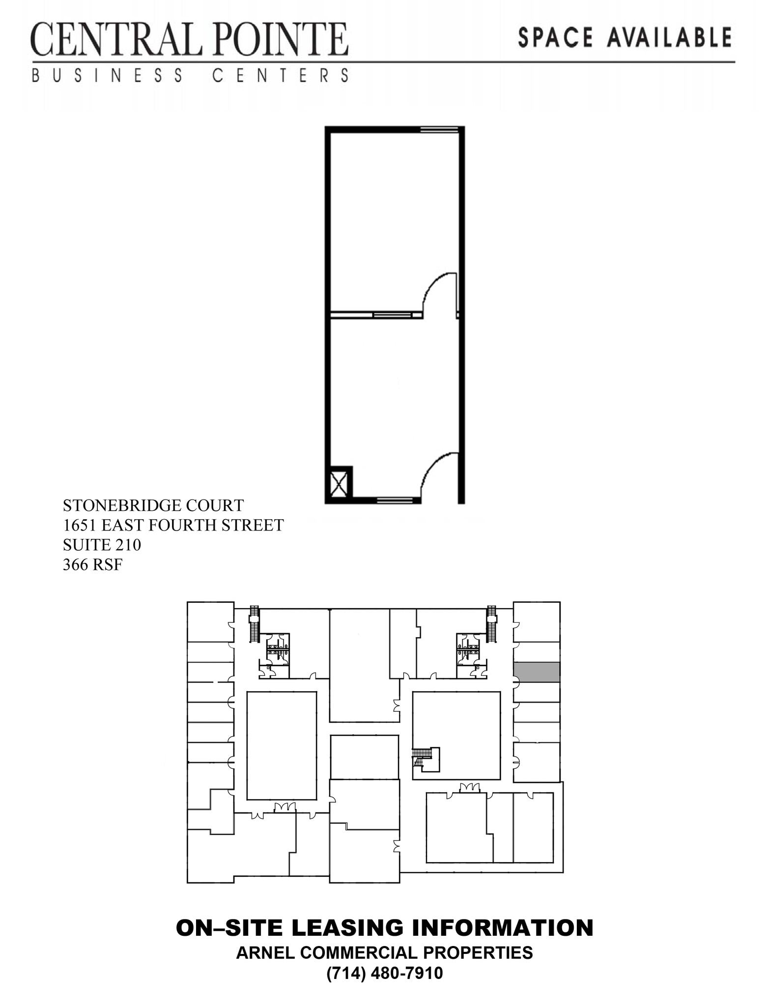 1651 E 4th St, Santa Ana, CA for lease Floor Plan- Image 1 of 1