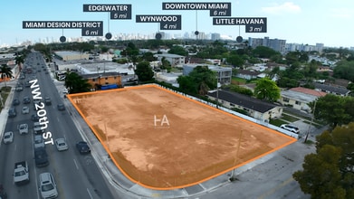 2550 NW 20th St, Miami, FL - AERIAL  map view - Image1