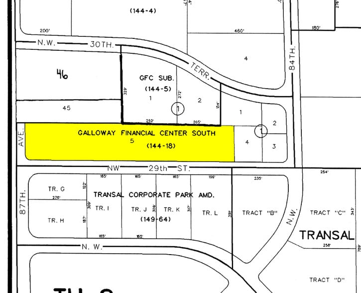 8475-8565 NW 29th St, Miami, FL for lease - Plat Map - Image 2 of 52