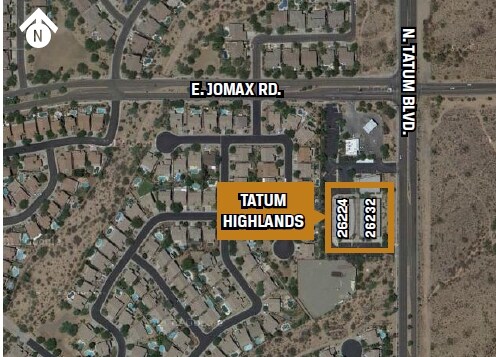 26224 N Tatum Blvd, Phoenix, AZ à louer - Aérien - Image 2 de 9