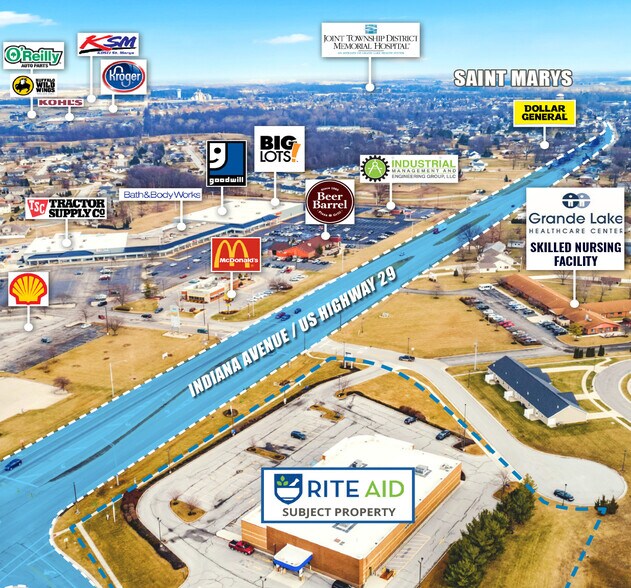 1502 Executive Dr, Saint Marys, OH à louer - Photo du bâtiment - Image 3 de 3