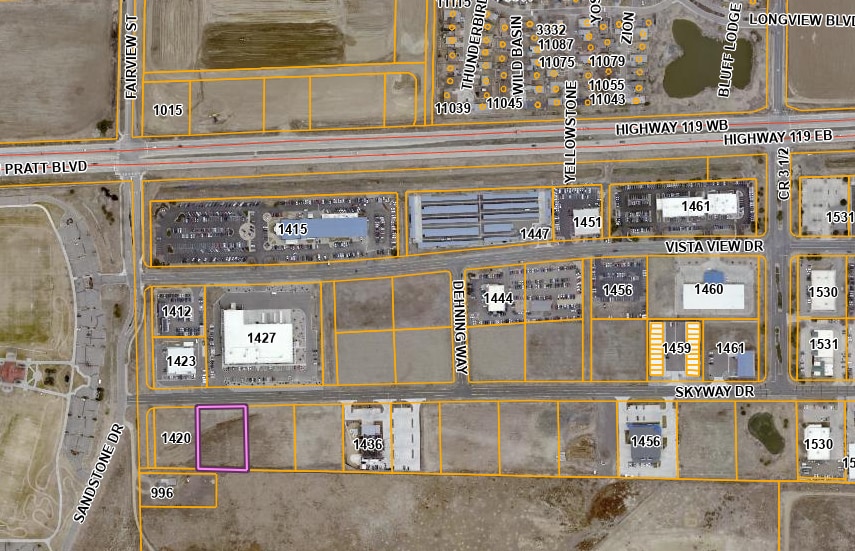 Skyway Dr, Longmont, CO for sale - Plat Map - Image 3 of 4