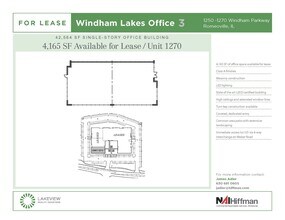 1250 Windham Pky, Romeoville, IL for lease Floor Plan- Image 1 of 1