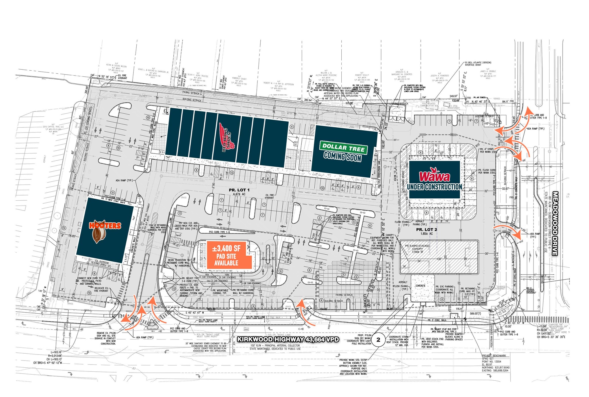2601 Capitol Trl, Newark, DE for lease Site Plan- Image 1 of 1