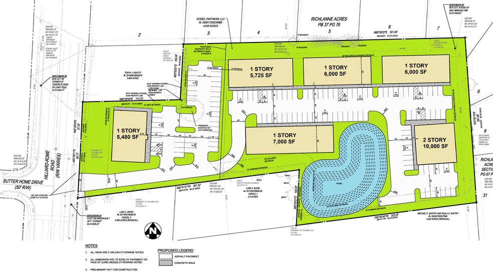 2876 Hilliard Rome Rd, Hilliard, OH for lease - Site Plan - Image 1 of 2