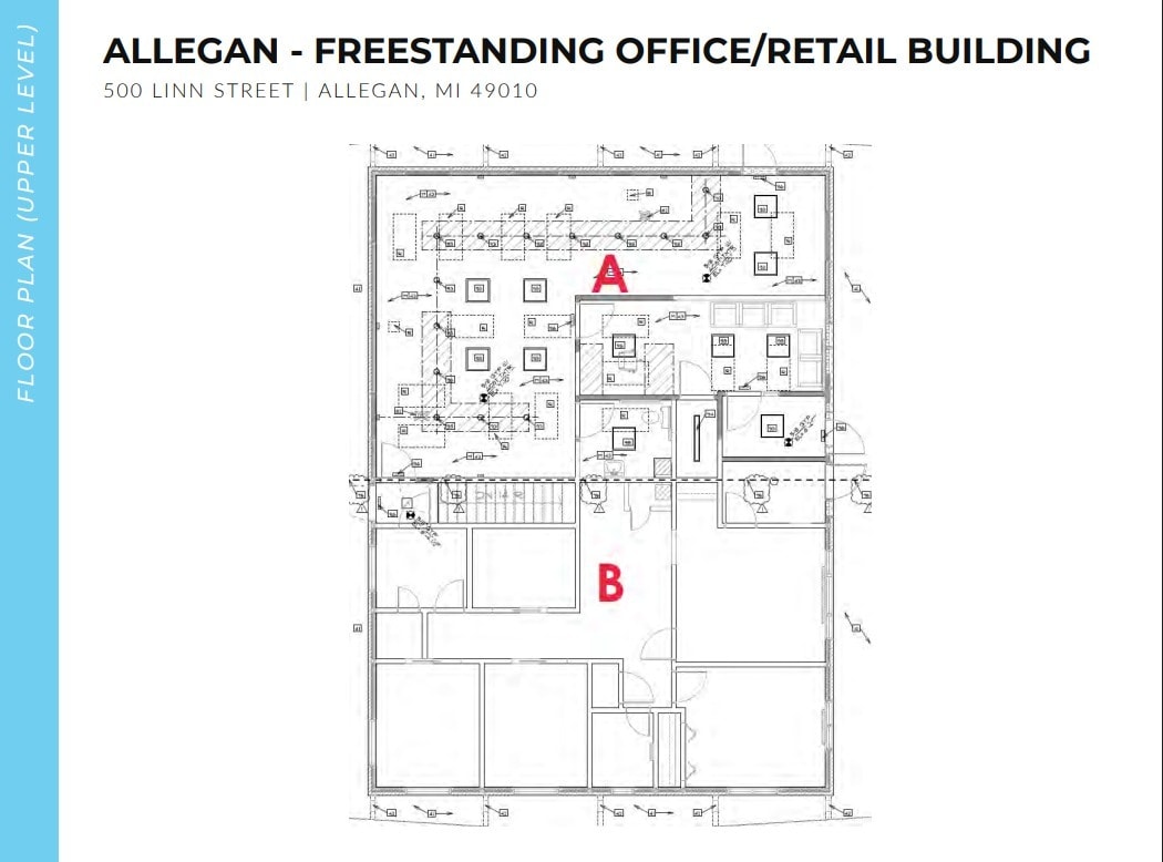 500 Linn St, Allegan, MI for lease Floor Plan- Image 1 of 2