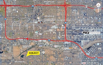 732-738 W Illini St, Phoenix, AZ - Aérien Vue de la carte