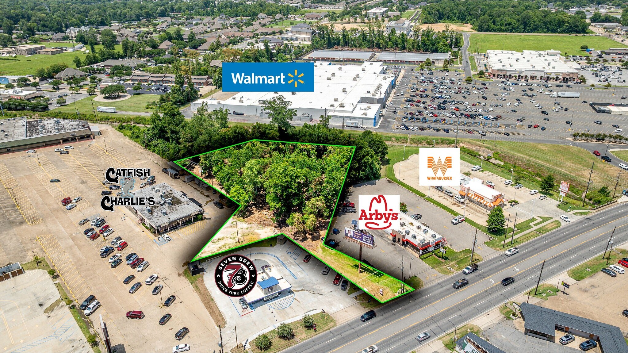 000 Louisville Avenue Ave, Monroe, LA for sale Aerial- Image 1 of 12