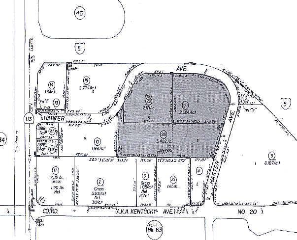 1230 Harter Ave, Woodland, CA for lease - Plat Map - Image 2 of 9