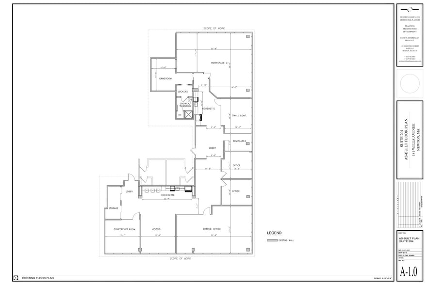 181 Wells Ave, Newton, MA à louer - Plan d’étage - Image 2 de 7