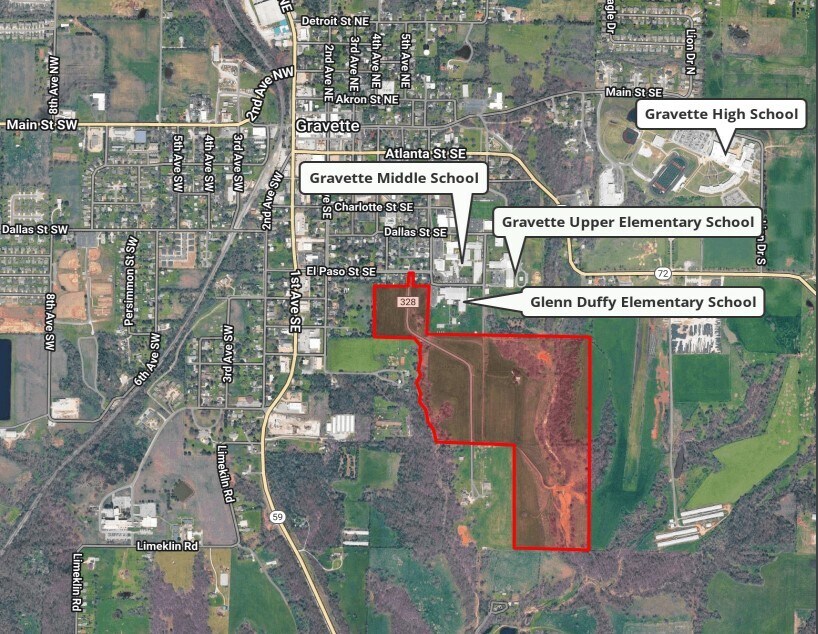 86.04 AC 8th Ave SE & El Paso St SE, Gravette, AR à vendre Photo du bâtiment- Image 1 de 2