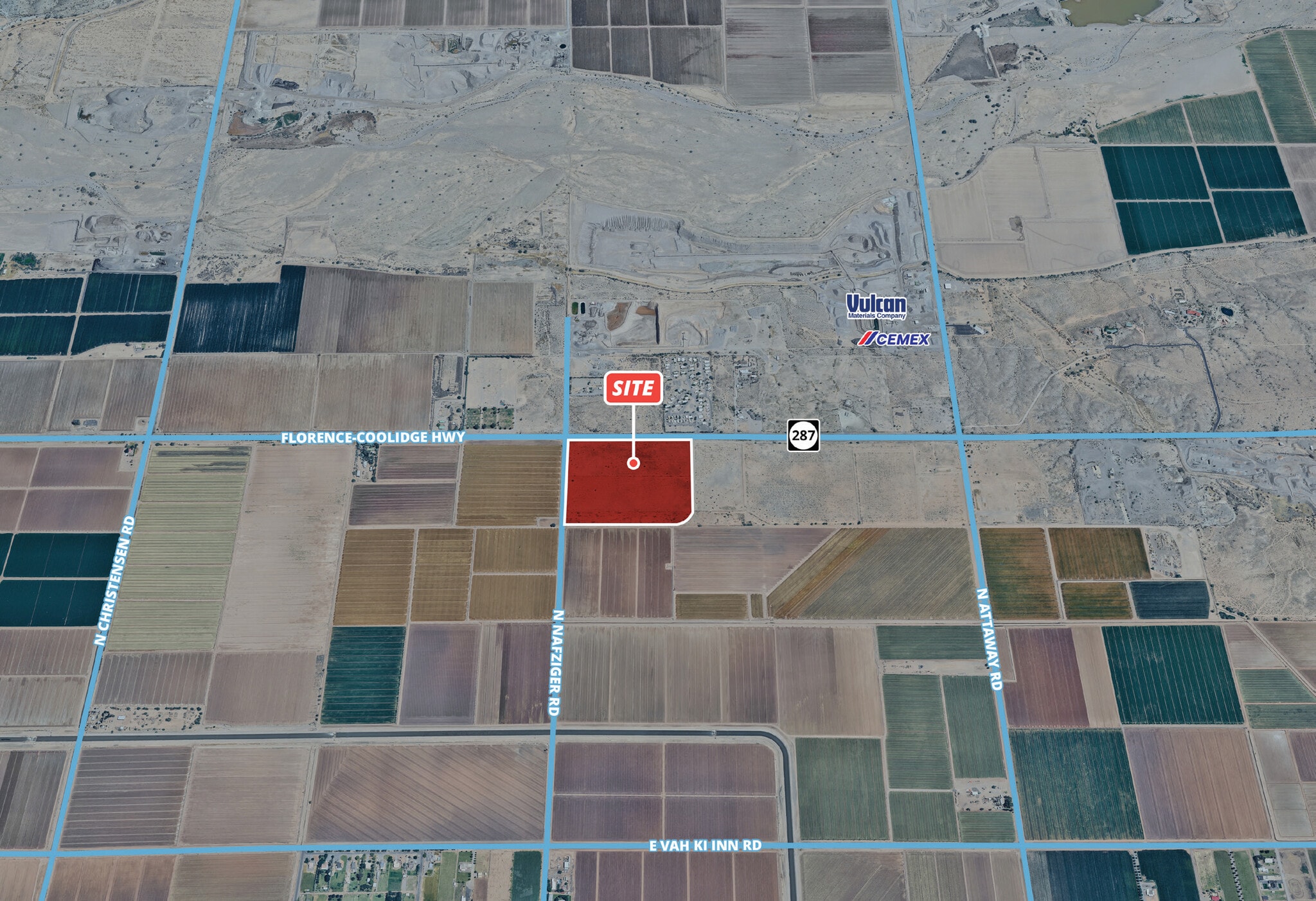 SEC AZ-287 & Nafzinger Rd, Coolidge, AZ for sale Primary Photo- Image 1 of 4