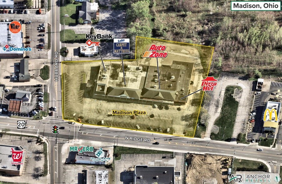 6640-6666 N Ridge Rd, Madison, OH for lease - Aerial - Image 1 of 3
