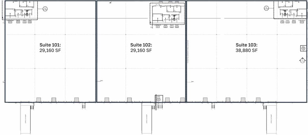 9770 Pritchard Rd, Jacksonville, FL for lease - Floor Plan - Image 3 of 4