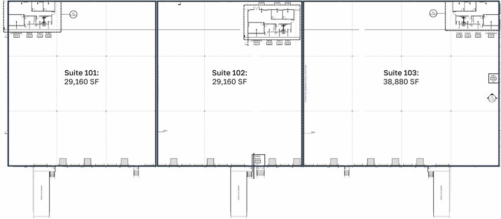 9770 Pritchard Rd, Jacksonville, FL à louer - Plan d’étage - Image 2 de 3