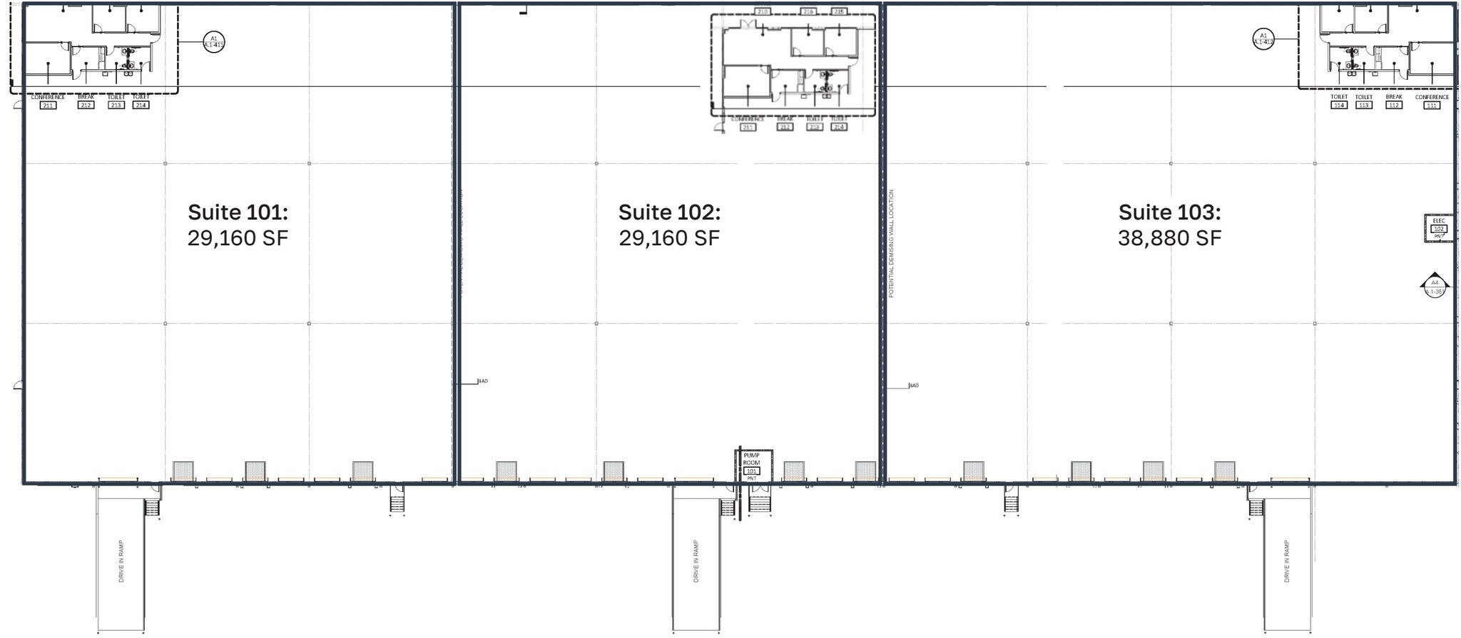 9770 Pritchard Rd, Jacksonville, FL à louer Plan d’étage- Image 1 de 1