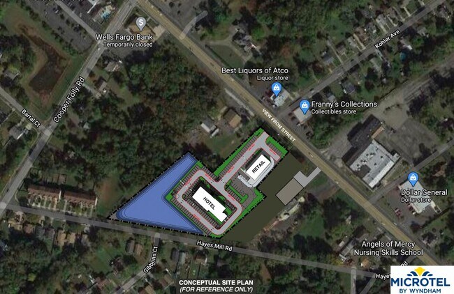 Plus de détails pour 479 White Horse Pike, Atco, NJ - Terrain à louer
