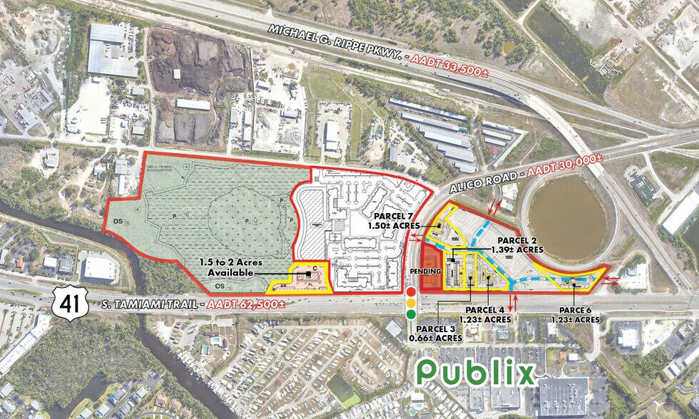 Alico Rd, Fort Myers, FL à louer - Aérien - Image 2 de 8