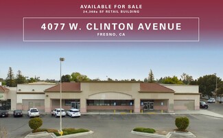 Plus de détails pour 4077 W Clinton Ave, Fresno, CA - Vente au détail à vendre