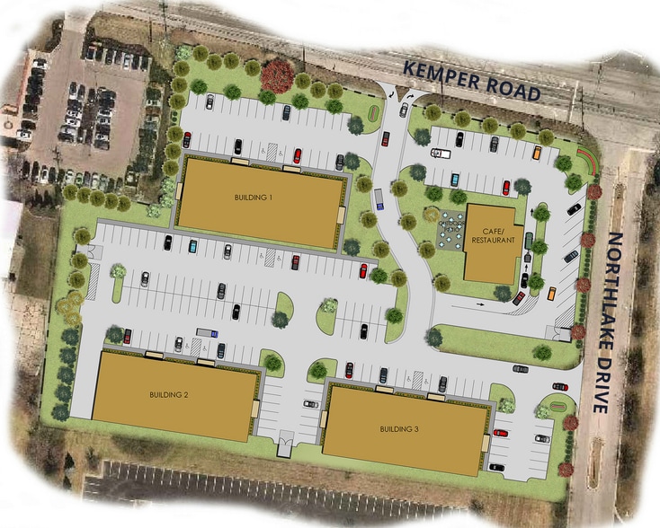 7903 E Kemper Rd, Cincinnati, OH for lease - Site Plan - Image 2 of 6
