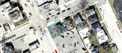 248 N Pine St, Burlington, WI - AÉRIEN  Vue de la carte