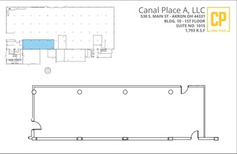 540 S Main St, Akron, OH à louer Plan d  tage- Image 1 de 1