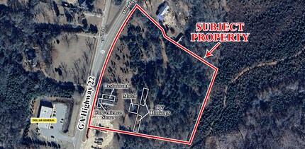 5176 GA Highway 22, Sparta, GA - AÉRIEN  Vue de la carte