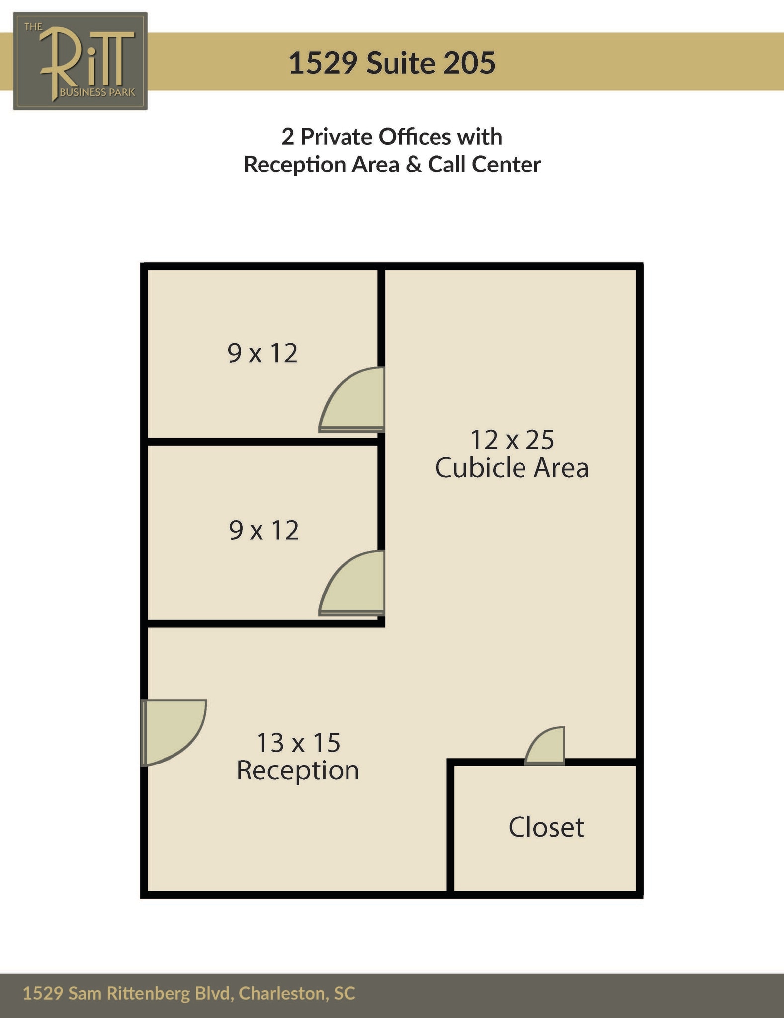 1525 Sam Rittenberg Blvd, Charleston, SC for lease Interior Photo- Image 1 of 1