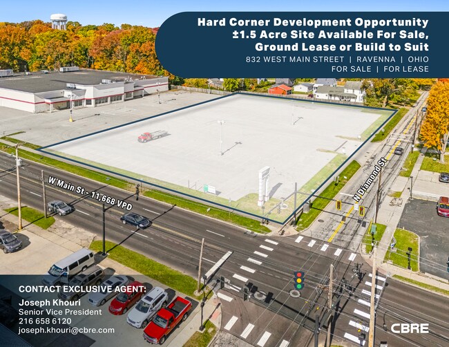 More details for 832 W Main St, Ravenna, OH - Land for Sale