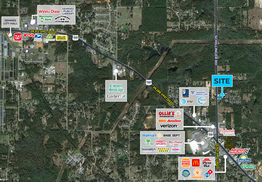 3700 Schillinger Rd N, Semmes, AL for sale - Building Photo - Image 2 of 4