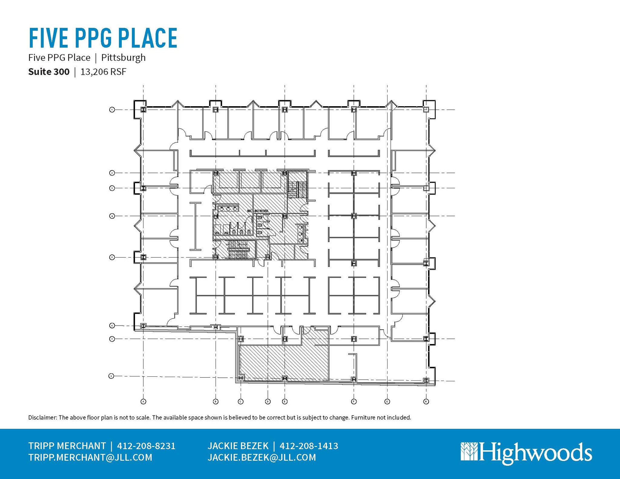 1 PPG Pl, Pittsburgh, PA à louer Plan d  tage- Image 1 de 1