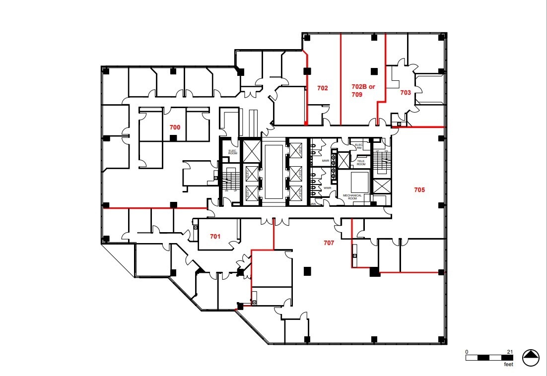 5255 Yonge St, Toronto, ON for lease Floor Plan- Image 1 of 1