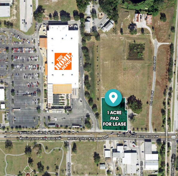 469 Martin Luther King Blvd NW, Winter Haven, FL à louer - Aérien - Image 3 de 3