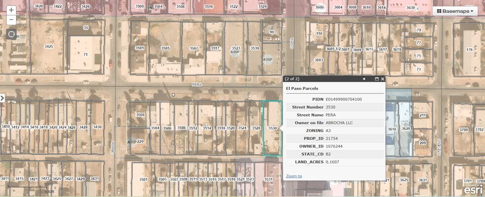 3530-3536 Pera Ave, El Paso, TX à vendre - Photo du bâtiment - Image 3 de 15