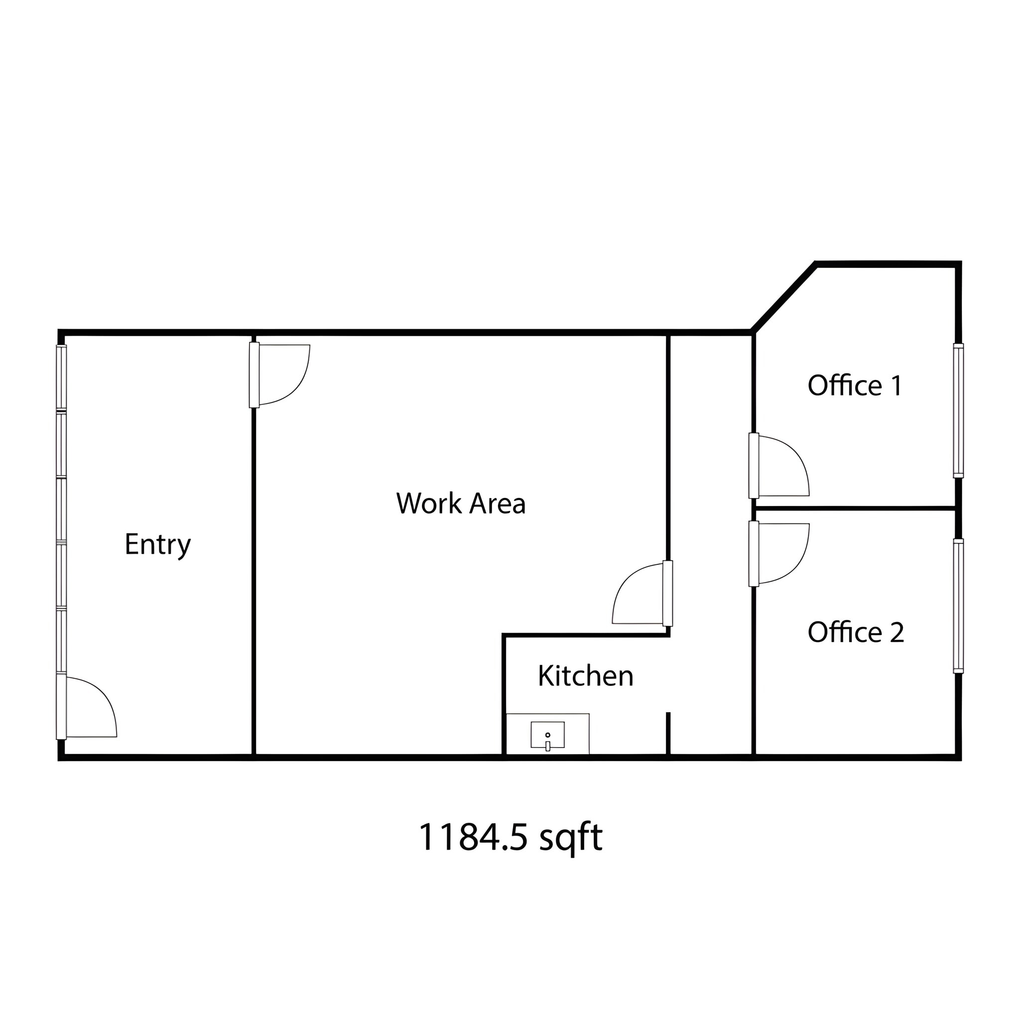 1475 S State College Blvd, Anaheim, CA à louer Plan d’étage- Image 1 de 1