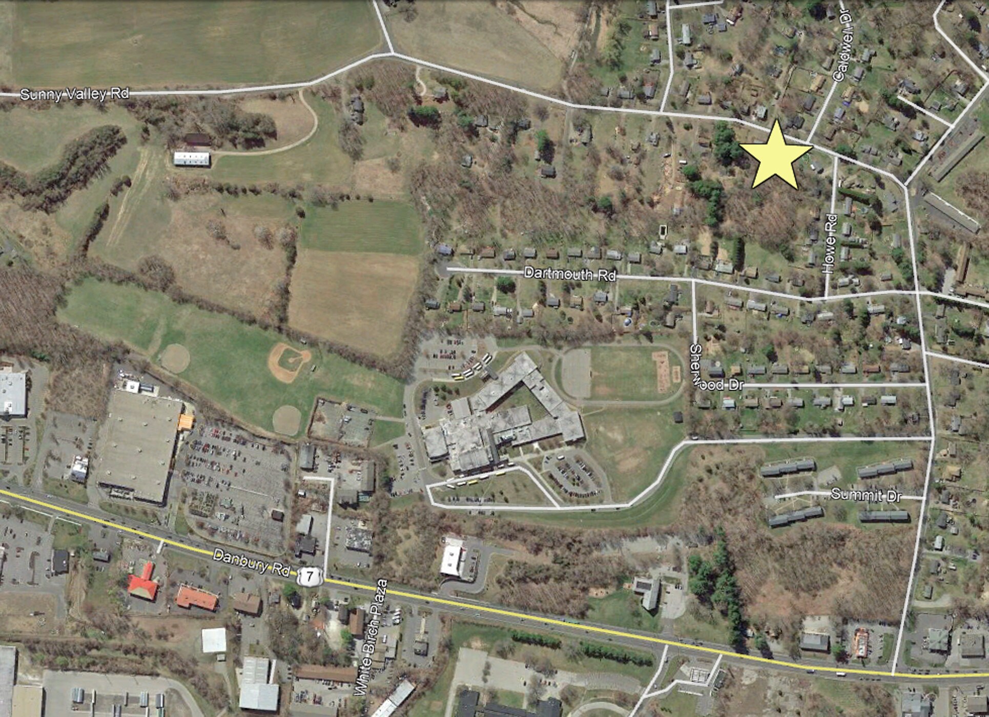 69 Sunny Valley Rd, New Milford, CT for sale Aerial- Image 1 of 3