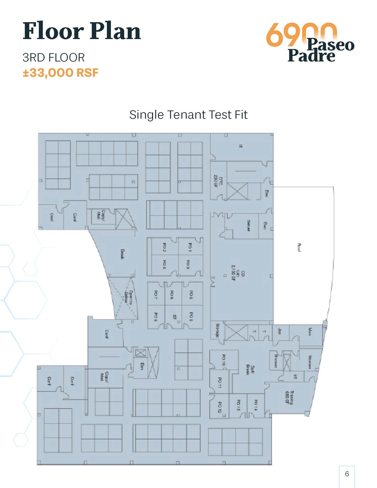 6900 Paseo Padre Pky, Fremont, CA à louer Plan d’étage- Image 1 de 2