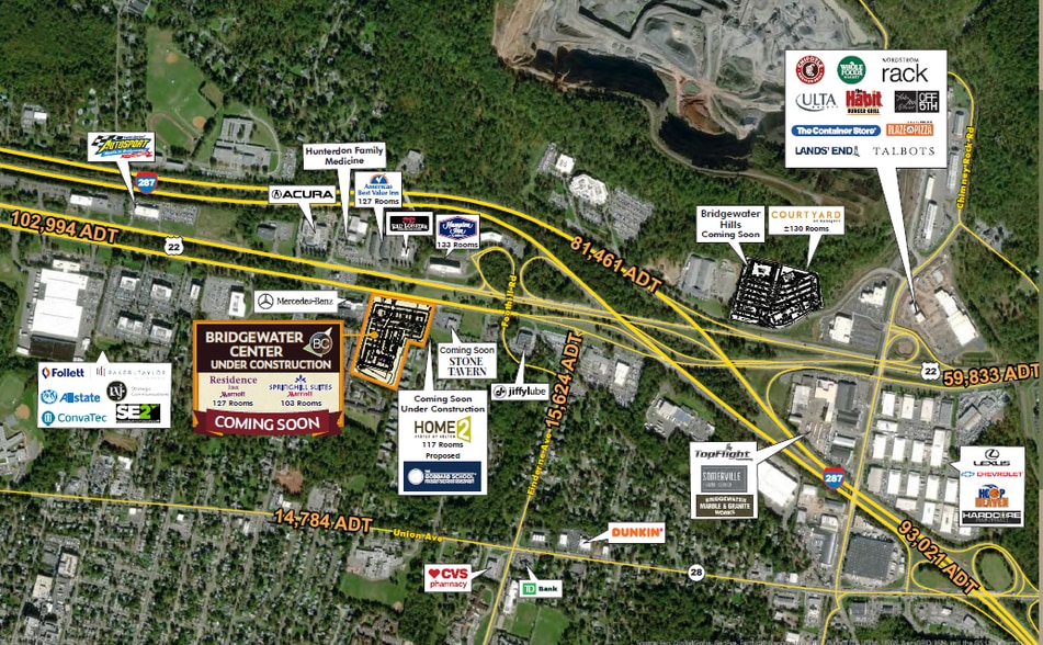 1260 Route 22, Bridgewater, NJ for lease - Aerial - Image 2 of 3