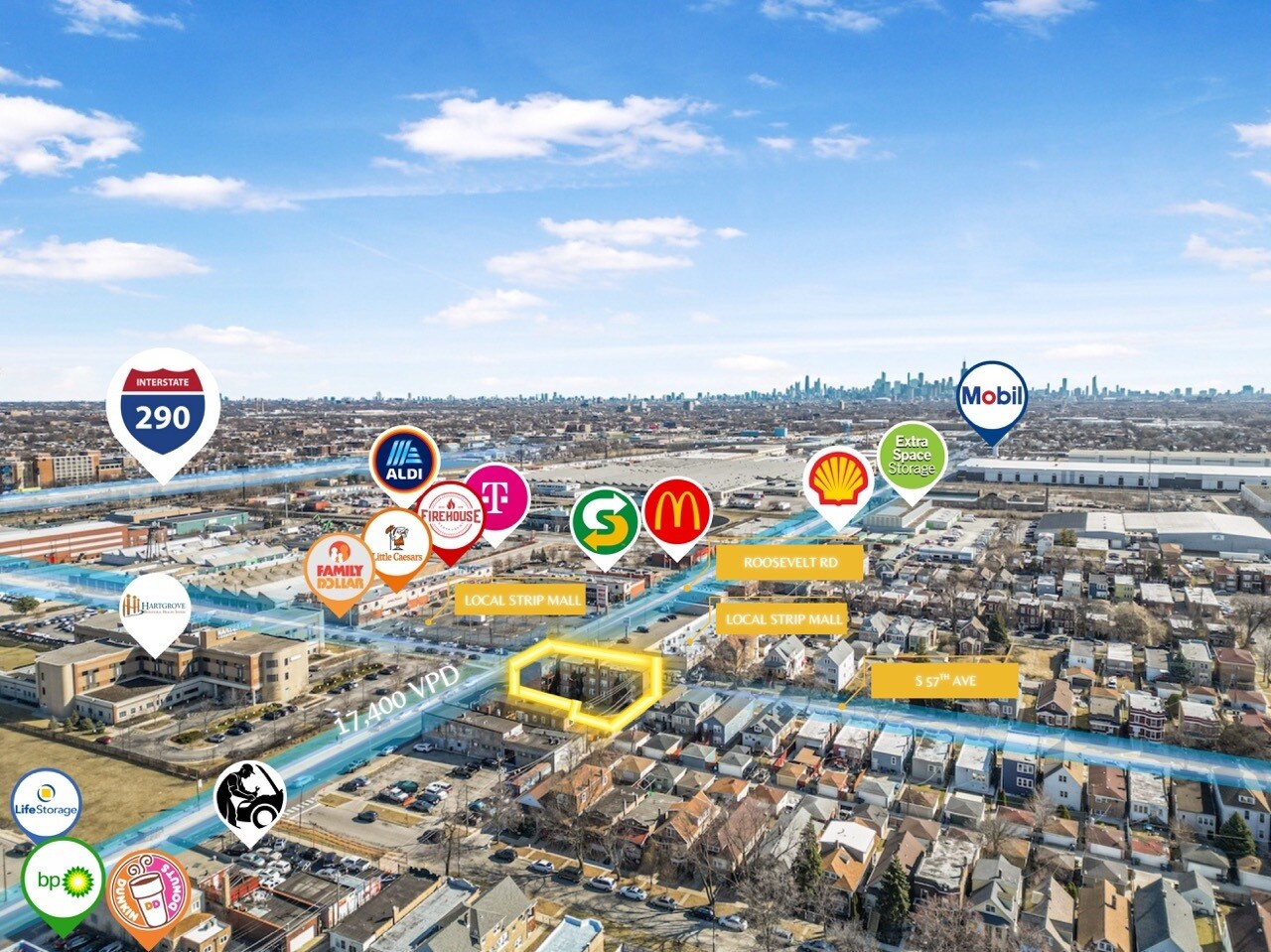 5701 W Roosevelt Rd, Cicero, IL à vendre Photo du bâtiment- Image 1 de 29