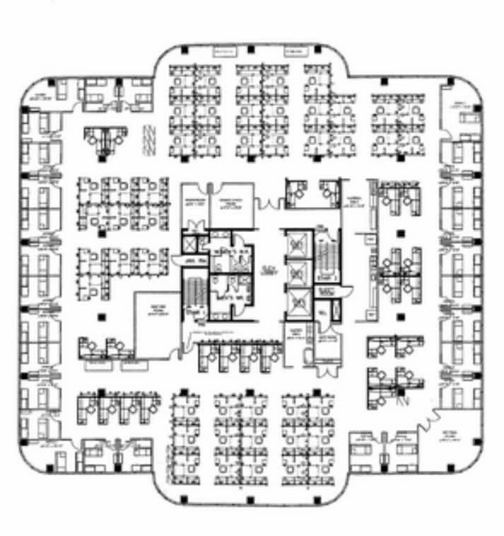 5945-5955 Airport Rd, Mississauga, ON à louer Plan d’étage- Image 1 de 4