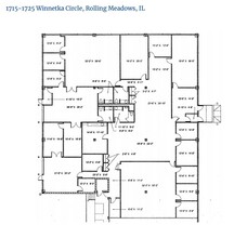 1715-1785 Winnetka Cir, Rolling Meadows, IL for lease Floor Plan- Image 1 of 2